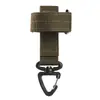 Gancho para Guantes EDC Clip de Almacenamiento de Cuerda Mosquetón Táctico Militar de Nylon Correa de Almacenamiento de Guantes Multiusos para Exteriores