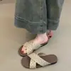 Sandalias de Moda para Mujer Chuyuji para Uso en Exteriores 2026 Nuevo Estilo de Verano para Combinar con Faldas, Sandalias de Vacaciones con Tiras Cruzadas de Lunares Estilo Pequeño Fragante