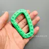 Mosquetão para Uso Externo em Estoque, Anel D Tático de Plástico Leve de Tamanho Médio, Fixação para Mochila de Montanhismo, Fivela de Nylon para Chave, Anel D Grande