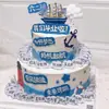 Decoración para tarta de graduación adornos velero pequeño azúcar chocolate molde de silicona tarjeta de graduación plug-in