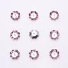 Atacado 10MM flor furo central vidro Diamante formato especial cristal de vidro Diamante roupas de dança acessórios de casamento acessórios diy