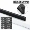 Manija de Puerta de Armario de Aleación de Aluminio Negra Estilo Americano Moderna Simple Alargada en Forma de T de Un Metro Manija de Puerta de Gabinete Manija de Cajón de Gabinete
