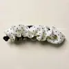Pinza Banana Plegada de Lunares Retro Simple Versátil con un Toque de Alta Gama para Cola de Caballo, Añade Volumen a la Parte Posterior de la Cabeza, Pinza de Cabello Horizontal Accesorio para el Cabello