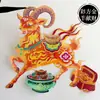 Potente Fábrica con Características Chinas: Recortes de Papel Hechos a Mano sobre Papel de Arroz, Decoraciones de Ventana de Colores Huecas por Ambos Lados, Productos Terminados de Recortes de Papel de los Doce Animales del Zodiaco