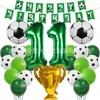 Cadena de Globos Temática de la Nueva Copa Mundial de Fútbol Transfronteriza Set Copa de Campeonato de Papel de Aluminio Serie Deportiva Globos Decorativos