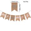 Banderines de Arpillera Mr. y Sra. Decoración de Boda Serpentina Bandera de Cola de Golondrina Pancarta con Letras Venta Directa de Fábrica Nuevo Modelo en Stock