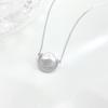 Collar de perlas barrocas naturales para mujer, colgante de circonita en plata de ley S925, diseño de nicho, cadena de clavícula de temperamento alto.