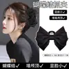 Acessório de Cabelo de Princesa Infantil, Presilha de Cabelo com Laço Preto, Presilha Grande para Parte de Trás da Cabeça, Presilha de Tubarão, Grampo, Ornamento de Cabelo