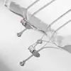 Cadena de cintura con borlas Disney/Co-Branded de Disney para mujer, Cadena de clavícula elegante y lujosa 239