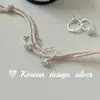 Pendientes de Estilo Coreano Populares Estilo Ins Sentido del Diseño Pendientes de Plata de Ley S925 Pendientes Exquisitos de Fuegos Artificiales Temperamento Versátil Sensación de Alta Gama