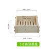 Cesto de Bambu para Cozinhar no Vapor Sifang Dim Sum Grade de Cozimento em Bambu Quadrado Pequeno Vaporizador Doméstico Comercial Atacado Hotel Especial