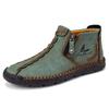 Amazon Masculino Popular Botas Martin Transfronteiriças Novas Tamanho Grande Zíper Botas Masculinas Botas Curtas Outdoor Botas Casuais de Trabalho para Homens