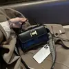 Bolso Pequeño Cuadrado para Mujer 2024 Otoño e Invierno Nuevo Bolso Cruzado de Hombro Bolso Retro de Piel Genuina para Mujer Bolso de Hombro de Lujo Ligero Bolso Pequeño