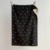 Otoño e Invierno Simple Letra Versátil Chal para Aire Acondicionado Imitación Cachemira Bufanda de Negocios para Mujer Bufanda de Alta Gama Cálida y a Prueba de Frío