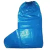 Cubrezapatos desechables impermeables a prueba de agua cubrezapatos de PE resistentes al desgaste tubo recto engrosado protección de alta posición tubo largo hasta la rodilla impermeables engrosados