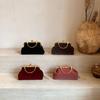 Bolso de Mano Pequeño de Estilo Elegante de Alta Gama con Cierre de Clip para Vestido de Cena de Mujer, Bolso Shell Bandolera de Cadena a la Moda