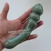 Suministro Directo de Fábrica de Piedra Semipreciosa Cristal Natural Aventurina Verde Palo de Masaje Palo de Masturbación Juguete Sexual Tallado Femenino