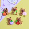 Accesorios de resina con forma de crema de dibujos animados para bebé, con agua de fruta, para hebilla de zapato, accesorios creativos, joyería para bricolaje, horquilla