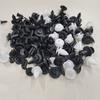100 piezas de accesorios de hebilla en caja, clip de plástico universal para clavos, panel de puerta, guardabarros, parachoques, clip para coche