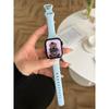 Adecuado para Apple Watch 11ª Generación Modelos Deportivos Delgados S9, S8, S7 Correa de Silicona de Cintura Pequeña para Primavera y Verano