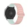 Adequado para Série de Relógios Samsung/Huawei Pulseira de Relógio Magnética de Silicone com Laço de Três Contas para Uso Profissional 20/22mm