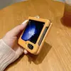 Funda para Teléfono Móvil con Soporte de Lichi para OPPO Find N3 FLIP para VIVO X FLIP Cuero de Alta Calidad