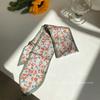 Verano Dulce Floral Bufanda de Seda Banda para el Cabello Celebridad Cibernética 2025 Nuevo Primavera y Otoño Elegante Banda para el Cabello Cinta Lazo Tocado