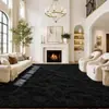 Alfombra de lana de seda tie-dye para dropshipping transfronterizo, para sala de estar, sofá, mesa de centro, cobertura completa, amigable con la piel, aislante del frío, fácil de cuidar