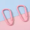 Mosquetón de Aluminio Pintado en Spray con Forma de D Llavero Accesorio DIY para Bolsas y Llaveros