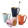 Vaso para enjuague bucal doméstico simple Vaso para dientes Vaso de plástico para cepillo Tanque para enjuague bucal Vaso para cepillo de dientes Antibacteriano Portátil Fresco