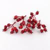 Planta de simulación Mori Baya de Navidad Material de decoración para corona DIY tocado Accesorios para caja de regalo de árbol de Navidad caja de dulces