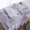 Toalha especial para salão de beleza, turbante autoadesivo, conjunto de toalhas para cuidados com a pele, toalha de cama, toalha de banho grande.