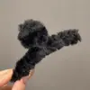 Grampo de Cabelo Elegante de Flor de Alto Padrão Acessórios de Cabelo Novo Estilo 2025 Grampo Tubarão com Volume Pequeno de Cabelo Estilo Coreano Grampo de Cabelo Coração Maillard