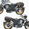Coche muscle Wolf adecuado para Kaiyue 500F bolsa lateral bolsa de lona bolsa para portátil de negocios maletín modificación con marco de liberación rápida impermeable
