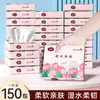 Paquete Pequeño de Toallas de Mano Portátiles, Servilletas Resistentes al Agua, Caja Completa de Pañuelos Faciales, Papel Higiénico Extraíble, Engrosado