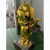 Escultura de fibra de vidrio galvanizada a gran escala para exteriores, espejo personalizado, escultura de dibujos animados, decoración, hermoso paisaje, adornos cuadrados