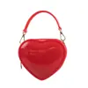 Bolsa de Gelatina Barbie em Formato de Coração Transfronteiriça, Bolsa Quadrada Pequena Versátil da Moda Estilo Ins Nicho, Bolsa de Mão Resistente a Manchas e Fácil de Limpar Atacado