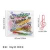 Clips de Papel Musicales de Colores Más Vendidos de Amazon, Marcadores de Libros de Caricaturas para Estudiantes, Clips de Papel Creativos para Uso de Oficina
