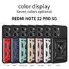 Shun Jia ventana abatible para funda de teléfono móvil Xiaomi PocoX5Pro antigolpes Note124G anillo Redmi 12C funda protectora
