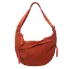 Bolsa de tela de moda para estudiantes, bolso cruzado de nailon para clase, bolso de hombro de gran capacidad, bolso tipo bollo de estilo japonés para salidas
