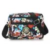 Bolso de tela con flores de mediana edad y vieja, bolso de mujer multicapa, bolso bandolera, bolso para teléfono móvil al por mayor, bolso de lona de ocio, suministro de bolso de puesto