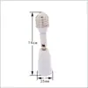 Adaptador de Soquete de Lâmpada E27 para E27 Suporte de Lâmpada de Extensão E27 Conversor de E14 para E27 Extensor de Haste Reta