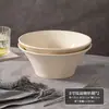 Tazón Grande Cremoso para Sopa para Uso Doméstico, Nuevo Modelo 2025, Simple Tazón de Cerámica para Sopa y Fideos para el Hogar, Tamaño Grande para Comer Fideos y Ramen