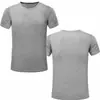 Camiseta Básica Sencilla de Verano Estilo Diario para el Trabajo Ropa Exterior Superior Clásica Cuello Redondo Color Sólido Unisex Manga Corta