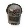 Gorra de Béisbol Lavada Vintage con Letras Estilo Europeo y Americano para Exteriores Primavera y Verano Unisex de Mezclilla Pico de Pato Casual Protección Solar Sombrero