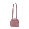 Bolso Cuadrado Pequeño Retro de Moda de Este Año para Mujer, Nuevo Modelo Verano 2026, Bolso de Hombro Simple de Color Sólido, Bolso Versátil para Debajo del Brazo