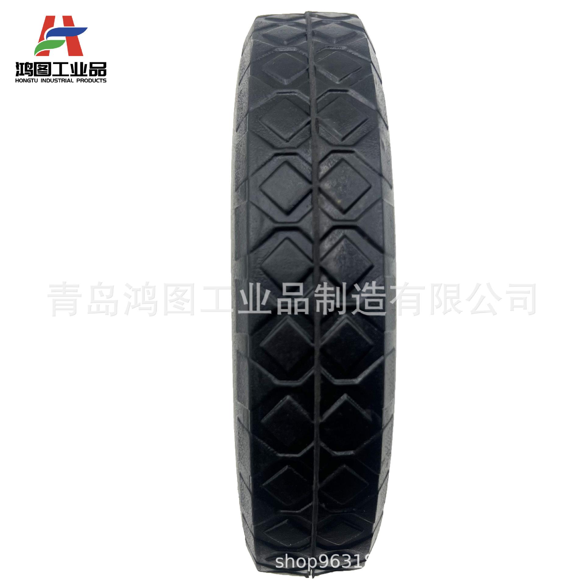 8寸8x1.75橡胶实心轮宝石花 (3)