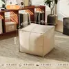 Otomana de Almacenamiento para Ropa Vieja, Funda de Sofá Perezoso, Taburete Bajo para Mirador de Sala de Estar, Reposapiés de PU, Bolsa sin Usar