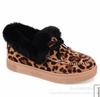 Sapatos de inverno de comércio exterior com cabeça redonda, fundo grosso, forrado de lã, grosso, quente, de algodão, para mulheres, comércio exterior, tamanhos grandes, sapatos de costura, botas de neve, sapatos de feijão