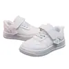 Zapatos Blancos Transpirables Designados para la Escuela para Niños para Primavera y Verano, Tenis Casuales para Niños y Niñas, Tenis Blancos para Estudiantes de Primaria